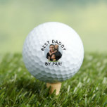 Best Daddy By Par With Picture Golf Balls<br><div class="desc">Best Daddy By Par Fathers Day Gift</div>