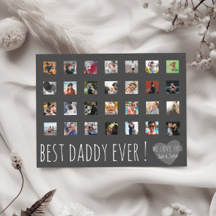 Best Daddy Ever 28 Photo Postcard