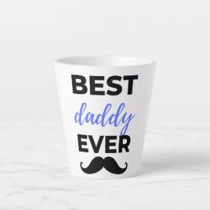 Best Daddy Ever Black Latte Mug