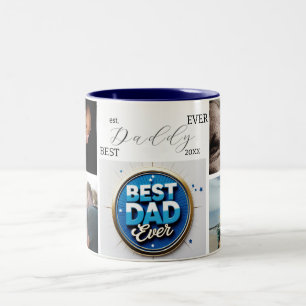 Best Daddy Ever! Custom 4-Photo Father’s Day Mug
