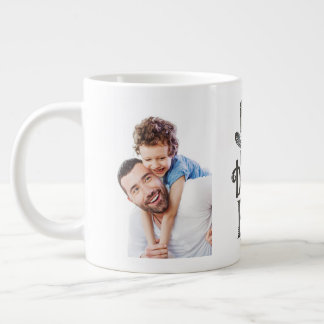 Best Daddy Ever - Custom Gift from Kids Large Coffee Mug