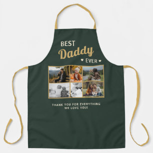 Best Daddy Ever Family Father's Day 6 Photo  Apron