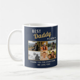 Best Daddy Ever Family Father's Day Photo Coffee Mug