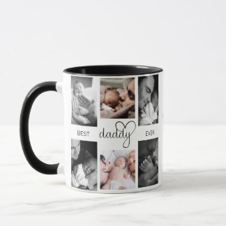 Best Daddy Ever | Father's Day 6 Photo Collage Mug