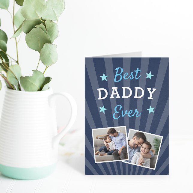 Best Daddy Ever | Father's Day Photo Card (Creator Uploaded)