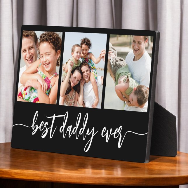 Best Daddy Ever - Father's Day Photo Collage Plaque (Creator Uploaded)