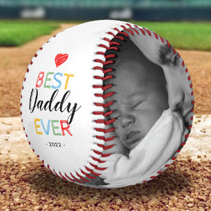 Best Daddy Ever Gift Photo Baseball