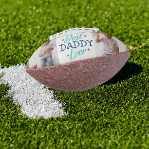 Best Daddy Ever   Hand Lettered Photo Collage American Football