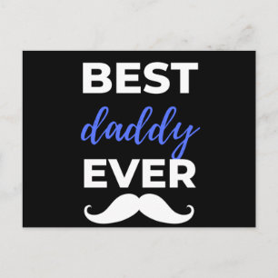 Best Daddy Ever Holiday Postcard