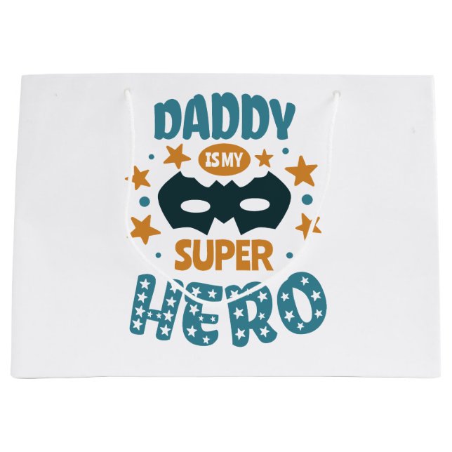 Best Daddy Ever  Large Gift Bag (Front)