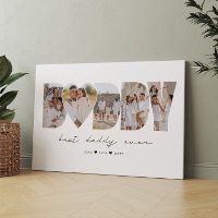 Best Daddy Ever Modern Photo Collage Father's Day
