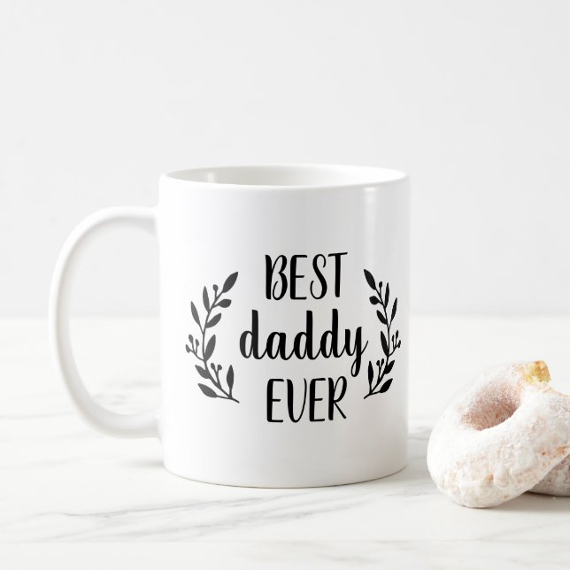 Best Daddy Ever Personalised Coffee Mug (With Donut)