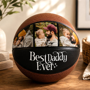 Best Daddy Ever Personalised Photo Basketball