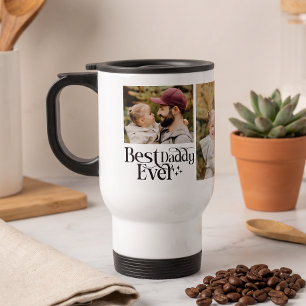 Best Daddy Ever Personalised Photo Travel Mug