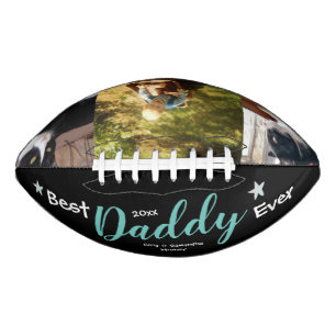 Best Daddy Ever Three Photo Football American Football