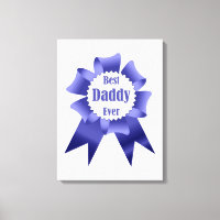 Best Daddy Ever winner award ribbon for Father