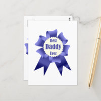 Best Daddy Ever winner award ribbon for Father
