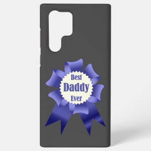Best Daddy Ever winner award ribbon for Father Samsung Galaxy Case
