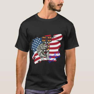 Best Daddy Fishing Shirt â€“ Big Bass, Rod & Reel,