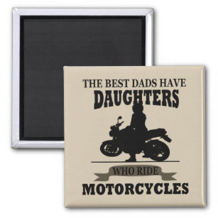 best dads daughter ride motorcycle magnet