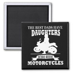best dads daughter ride motorcycle magnet