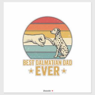 Best Dalmatian Dad Ever Vintage Fist Bump Shirt_1