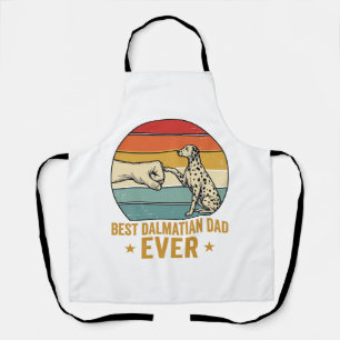 Best Dalmatian Dad Ever Vintage Fist Bump Shirt_1 Apron