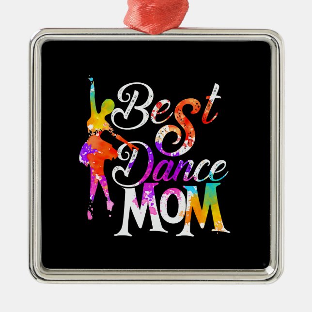 Best Dance Mum Metal Tree Decoration (Front)