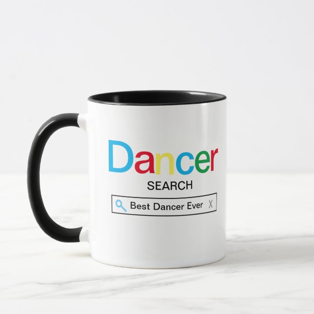Best Dancer Ever Search engine Result  Mug (Left)