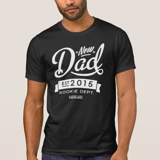 Image of Best Dark New Dad 2015 T-shirt
