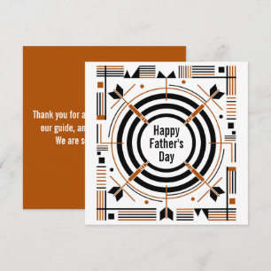 Best Dart Dad – Happy Father’s Day Holiday Card