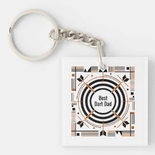 Best Dart Dad – Happy Father’s Day Key Ring