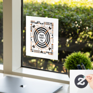 Best Dart Dad – Happy Father’s Day Window Cling