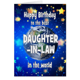 Best Daughter in Law In The World Birthday