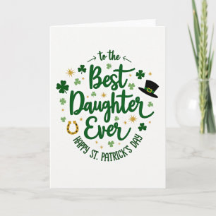 Best Daughter St Patricks Day Card