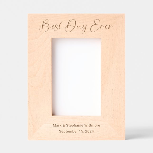 Best Day Ever 4x6 Customisable Photo Frame Picture (Front)