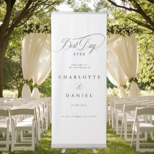 BEST DAY EVER! Elegant, Wedding Banner