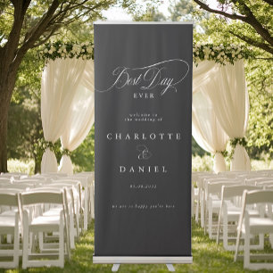 BEST DAY EVER! Elegant, Wedding Banner