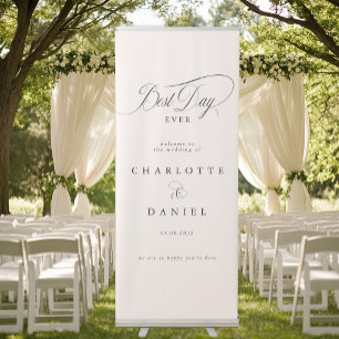 BEST DAY EVER! Elegant, Wedding Banner