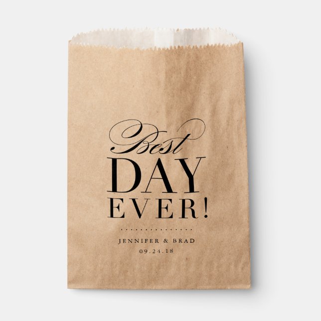 Best Day Ever Favour Bag (Front)