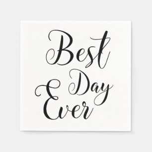 "Best Day Ever" paper napkins