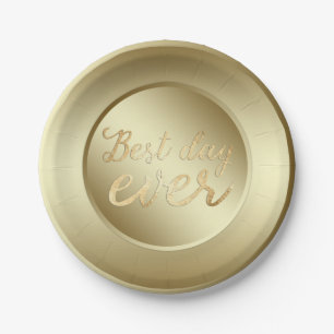 Best Day Ever Paper Plate