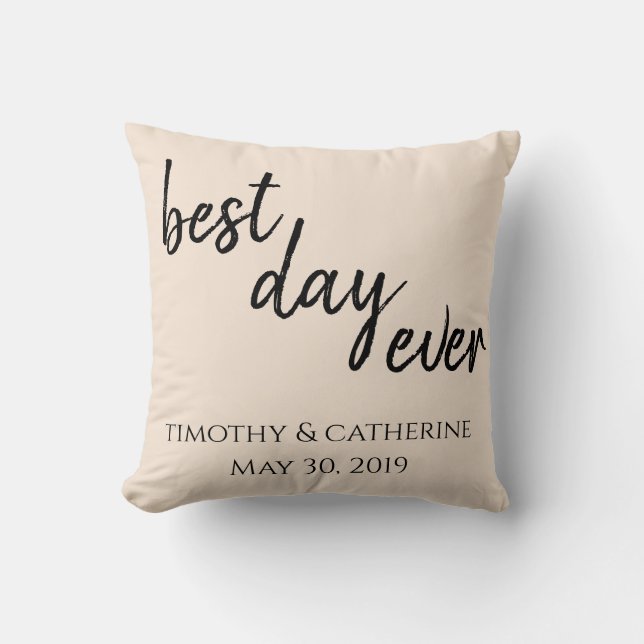 Best Day Ever Pillow (Front)