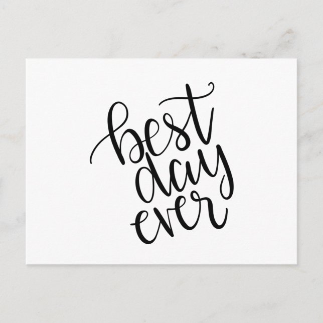 Best day ever postcard (Front)
