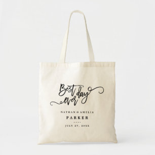 Best Day Ever Wedding Gift Tote Bag