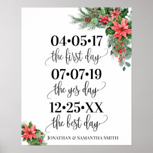 Best day sign wedding date yes day christmas