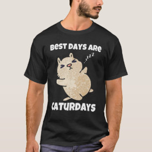 Best Days Are Caturdays Cat T-Shirt