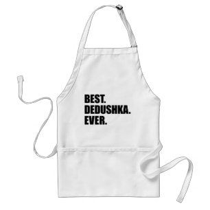 Best Dedushka Ever Russian Grandfather Apron