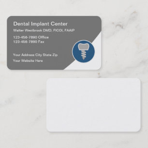 Best Dental Implant Service Business Cards