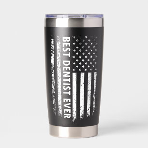Best Dentist Ever Gift Funny Dentist Appreciation Insulated Tumbler